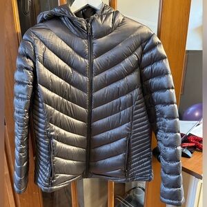 Women's Metallic Puffer Jacket